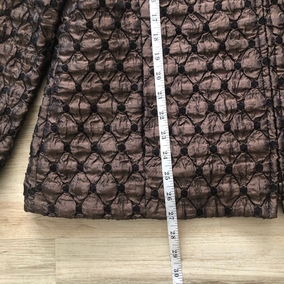 Joseph Ribkoff Dark Brown Quilted Jacket - Picture 4 of 11